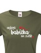 Tričko s potlačou Nejlepšia babička na svete