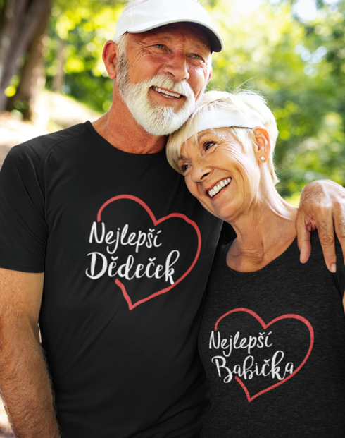 Tričká pre najlepšieho dedka a babičku