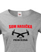 Hasičské tričko Som hasička, nie princezná