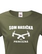 Hasičské tričko Som hasička, nie princezná