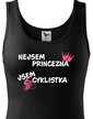 Dámske tričko nie som princezná, som cyklistka