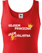 Dámske tričko nie som princezná, som cyklistka
