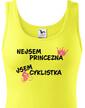 Dámske tričko nie som princezná, som cyklistka