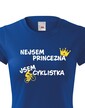 Dámske tričko nie som princezná, som cyklistka