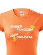 Dámske tričko nie som princezná, som cyklistka