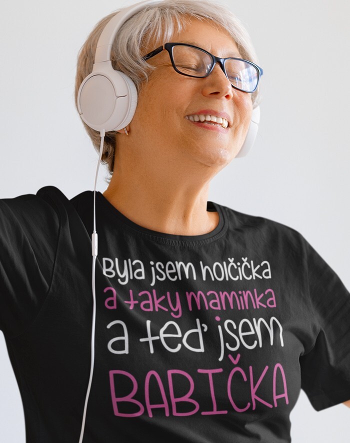 Tričko s potlačou pre babičku