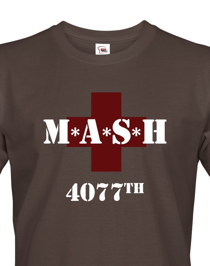 Pánské Tričko s potlačou MASH 4077