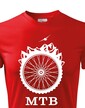 Pánske tričko MTB - pre milovníkov horských bicyklov