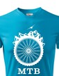 Pánske tričko MTB - pre milovníkov horských bicyklov