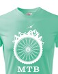 Pánske tričko MTB - pre milovníkov horských bicyklov