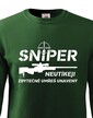Pánske tričko Sniper - Neutekaj, zbytočne umrieš unavený