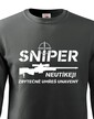 Pánske tričko Sniper - Neutekaj, zbytočne umrieš unavený