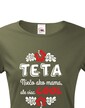Dámské tričko Teta - něco jako mamka, ale více COOL