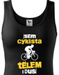 Dámské tričko Cyklista tělem i duší