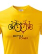 Pánske tričko pre cyklistov Bicycle Power