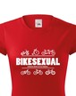 Dámské tričko pro cyklisty Bikesexuál
