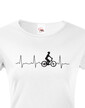 Dámské tričko tep cyklisty