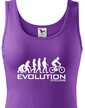 Dámské cyklo triko Evoluce cyklistiky