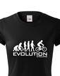 Dámské cyklo triko Evoluce cyklistiky