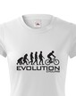 Dámské cyklo triko Evoluce cyklistiky