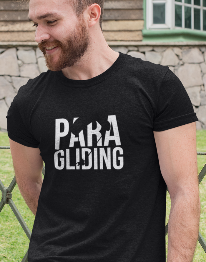 Pánské tričko s motivem paragliding