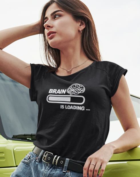 Dámské tričko Brain is loading...