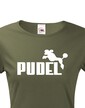 Dámské tričko s potiskem Pudel