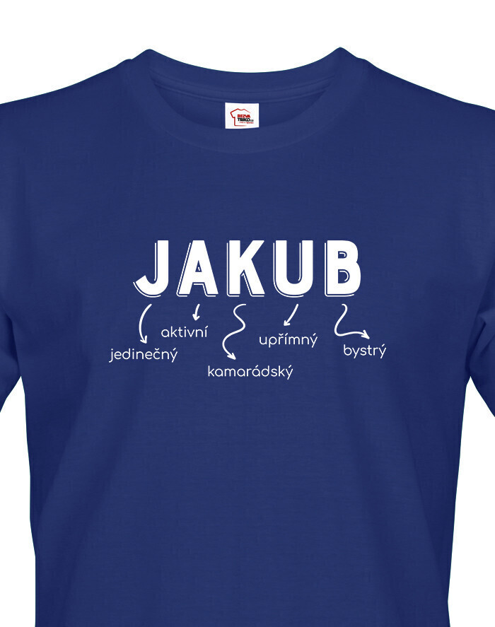 Pánské tričko k meninám Jakub