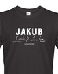 Pánské tričko k meninám Jakub