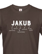 Pánské tričko k meninám Jakub