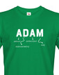 Pánské tričko k meninám Adam