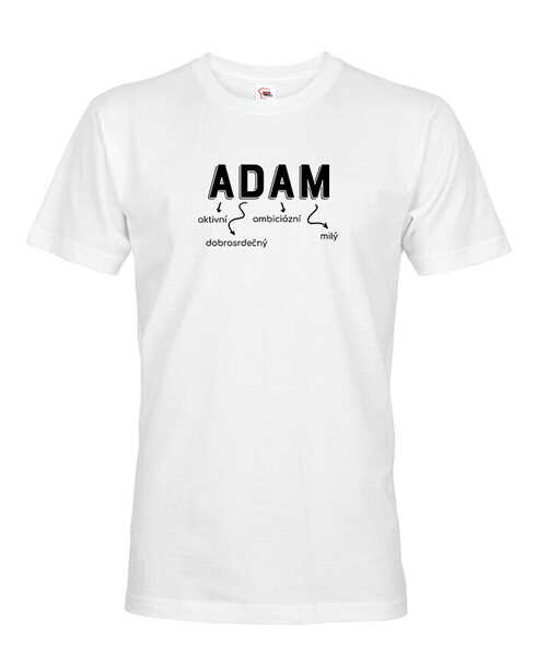 Pánské tričko k meninám Adam