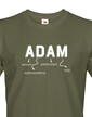 Pánské tričko k meninám Adam