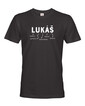 Pánské tričko k meninám Lukáš