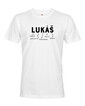 Pánské tričko k meninám Lukáš