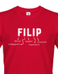 Pánské tričko k meninám Filip