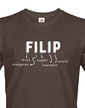 Pánské tričko k meninám Filip