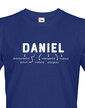 Pánské tričko k meninám Daniel