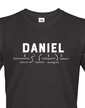 Pánské tričko k meninám Daniel