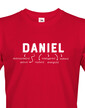 Pánské tričko k meninám Daniel