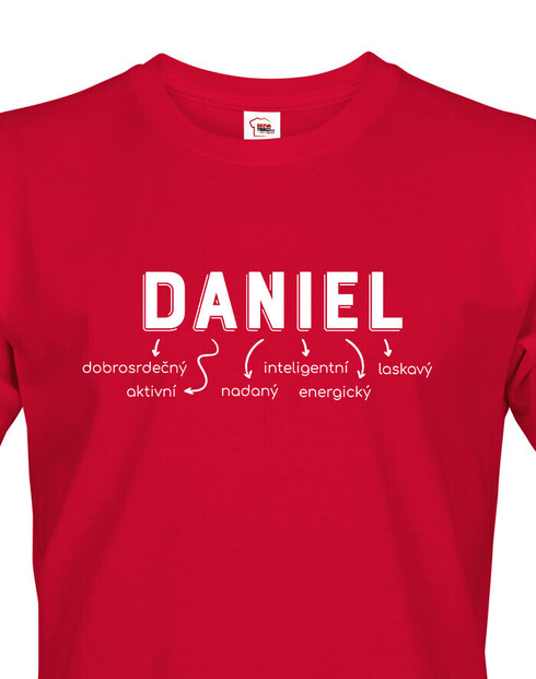 Pánské tričko k meninám Daniel