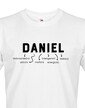 Pánské tričko k meninám Daniel