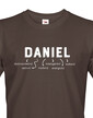 Pánské tričko k meninám Daniel