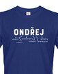 Pánské tričko k meninám Ondřej