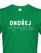 Pánské tričko k meninám Ondřej