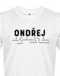 Pánské tričko k meninám Ondřej