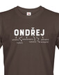 Pánské tričko k meninám Ondřej