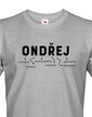 Pánské tričko k meninám Ondřej