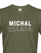 Pánské tričko k meninám Michal