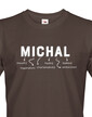 Pánské tričko k meninám Michal